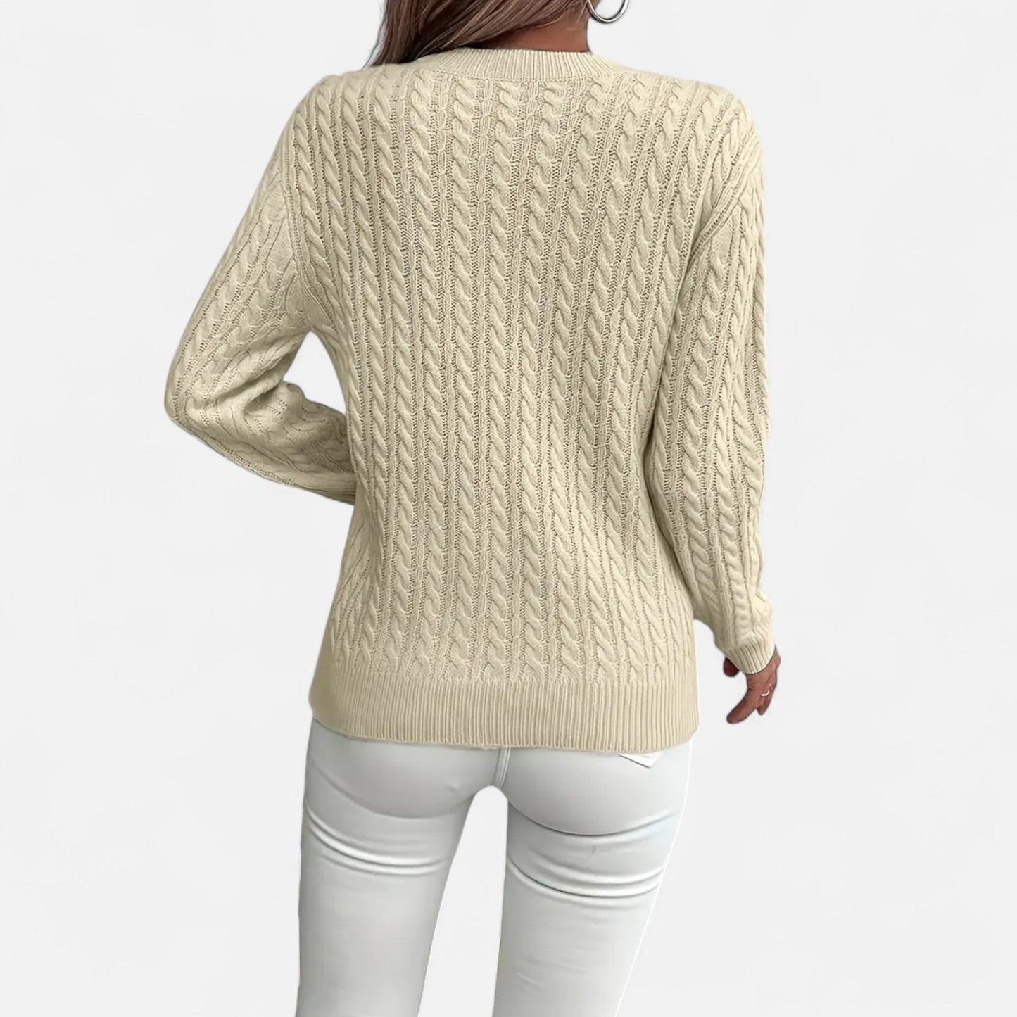 Jersey Mujer de Acrílico Silueta Clásica Invierno