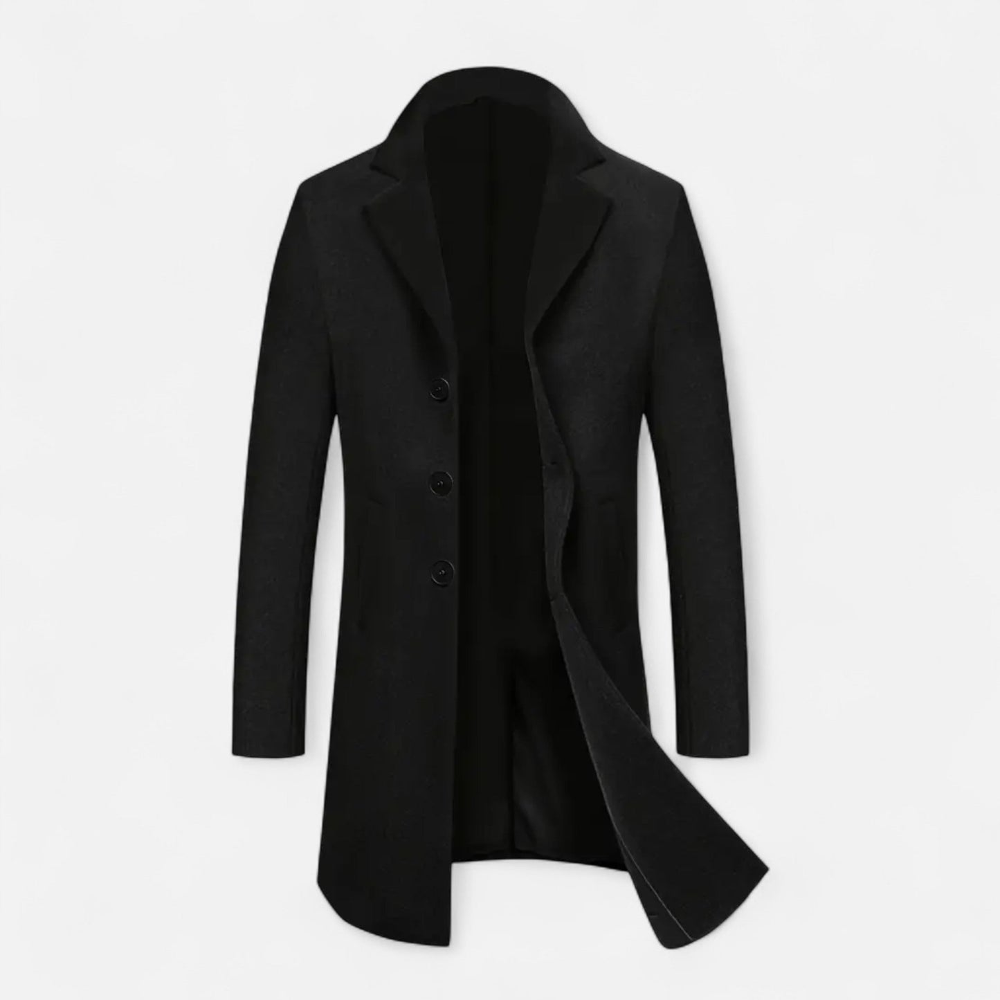 Abrigo Hombre Lana Estilo Business Casual