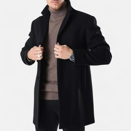 Abrigo Hombre Lana Estilo Business Casual - Mavetta