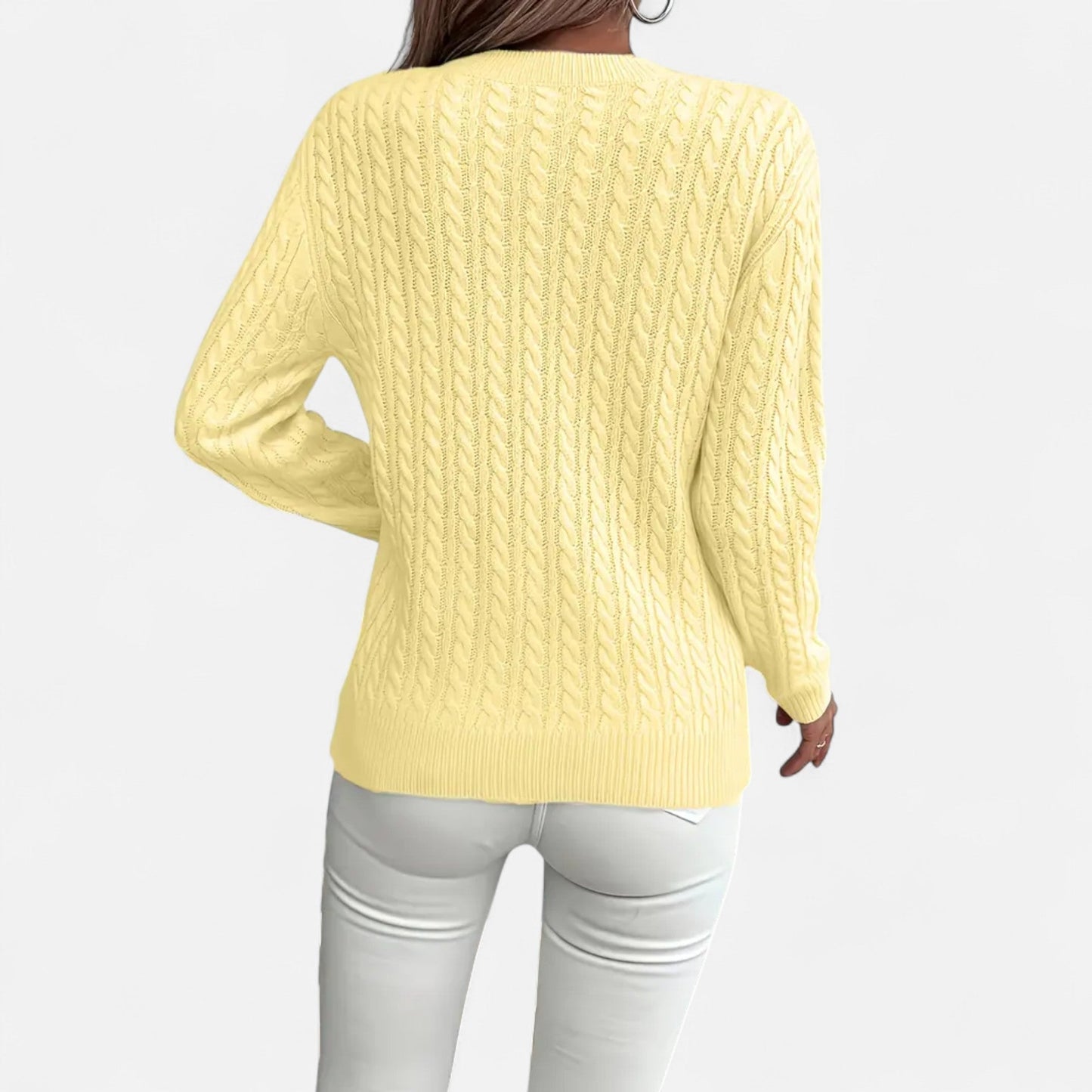 Jersey Mujer de Acrílico Silueta Clásica Invierno