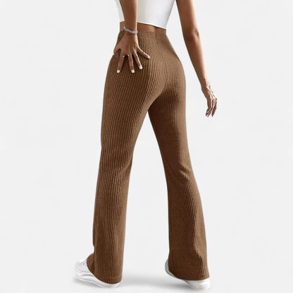 Pantalón Mujer Elegante Cintura Alta Ajustado