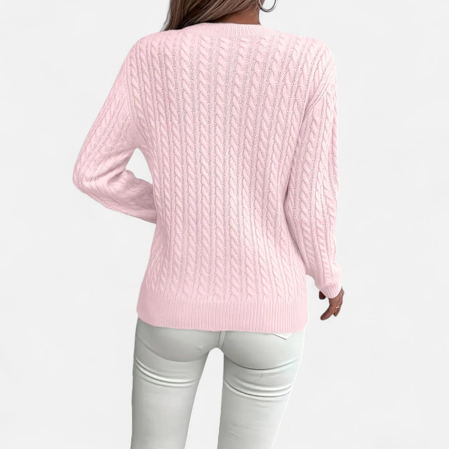 Jersey Mujer de Acrílico Silueta Clásica Invierno