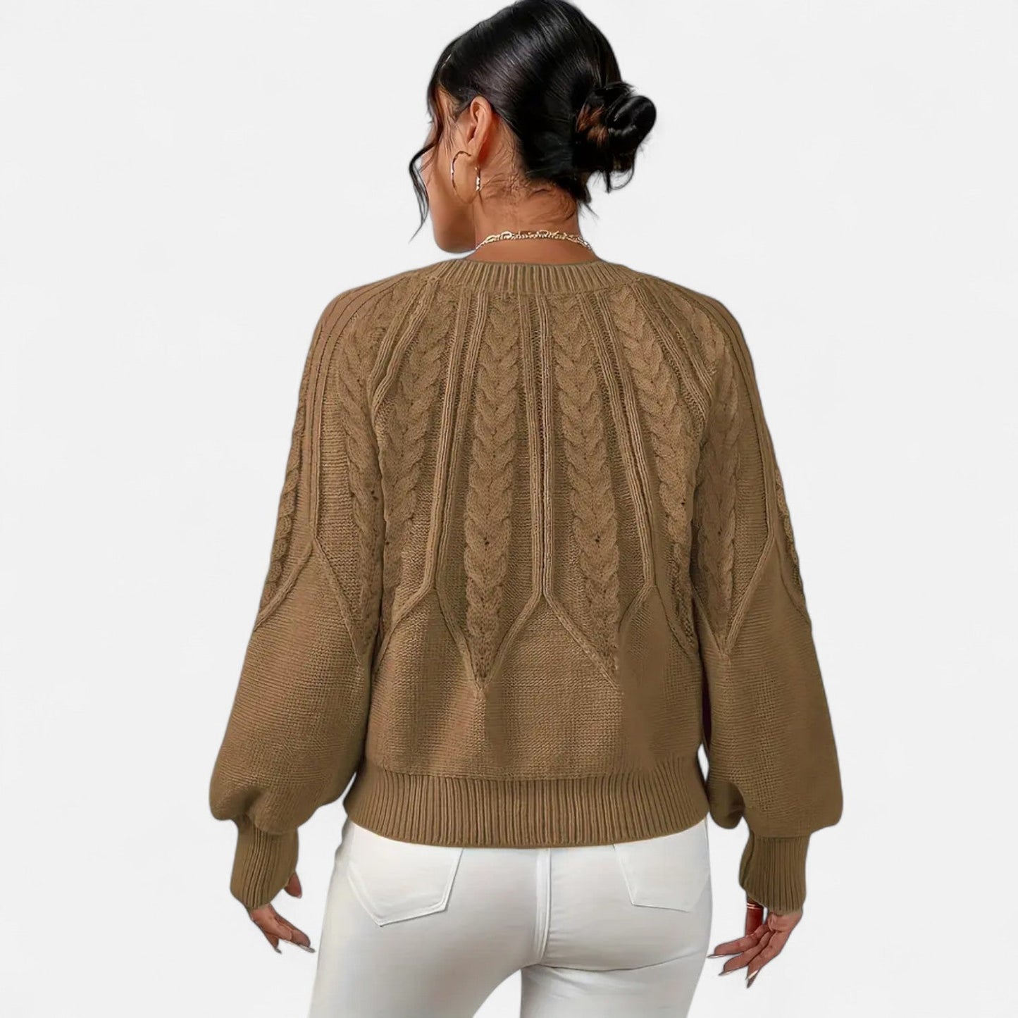 Jersey Mujer Clásico Manga Larga Suave