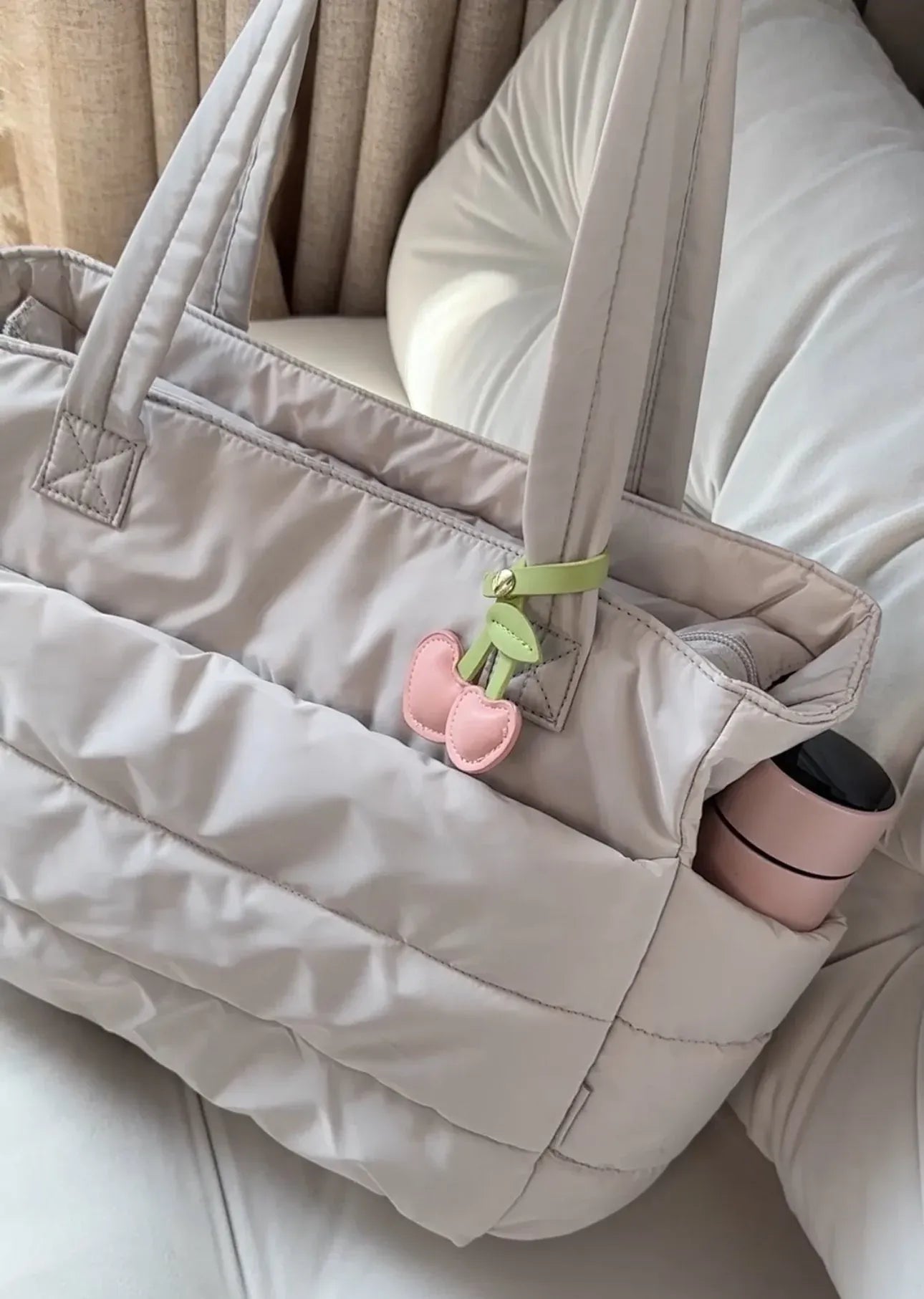 Bolso Mujer Acolchado Compacto