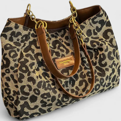 Bolso Mujer de Material Estampado Animal Ajuste Elegante