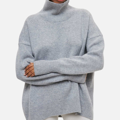 Jersey Mujer Invierno Cuello Alto Corte Suelto - Mavetta