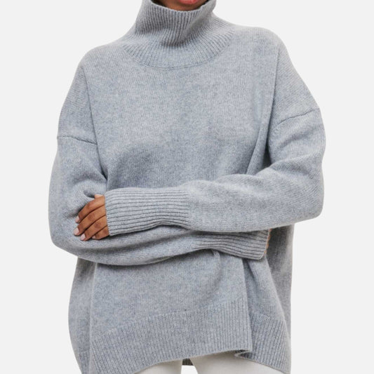 Jersey Mujer Invierno Cuello Alto Corte Suelto - Mavetta