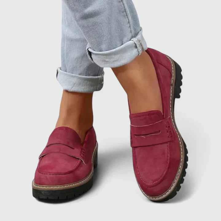 Mocasines Mujer de Cuero Suela Ergonómica Diseño Clásico