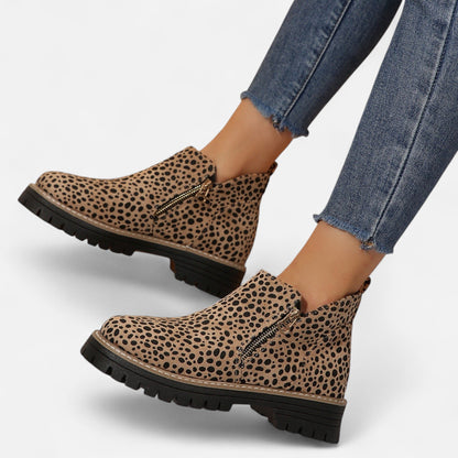 Botines Mujer Invierno Tacón Cuadrado