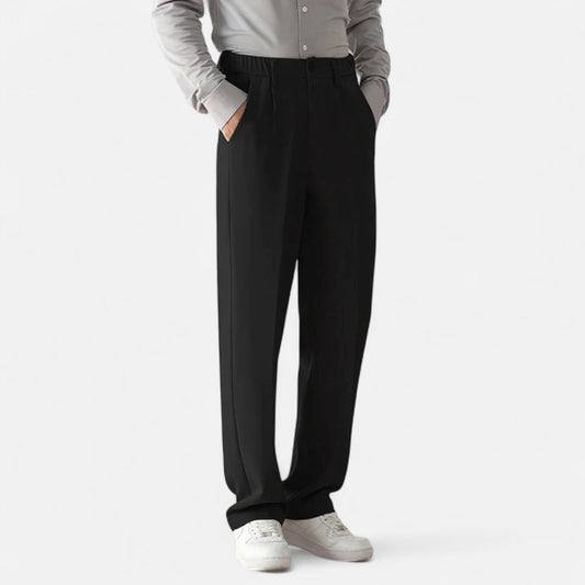 Pantalón Hombre Estilo Sartorial Corte Recto Ajustado - Mavetta