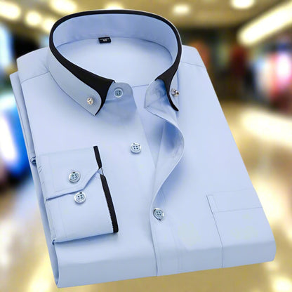 Camisa Hombre Clásica Manga Larga