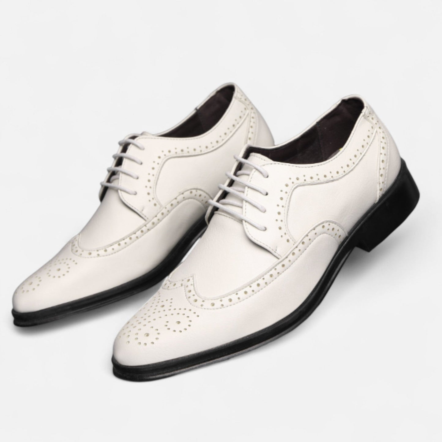 Zapatos Formales Hombre Estilo Inglés Perforado