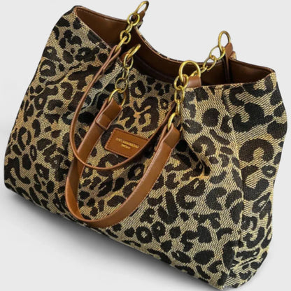 Bolso Mujer de Material Estampado Animal Ajuste Elegante