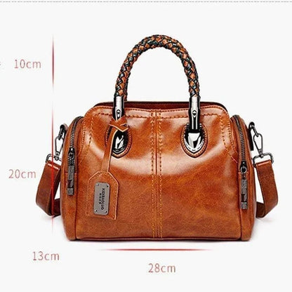 Bolso Tote Mujer Estilo Retro Estructurado