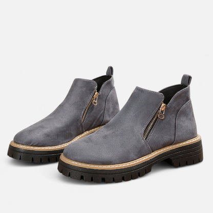 Botines Mujer Invierno Tacón Cuadrado