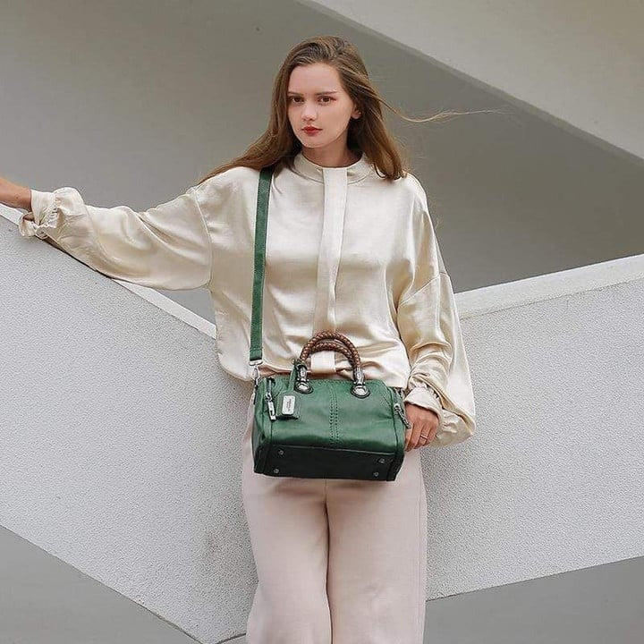 Bolso Tote Mujer Estilo Retro Estructurado