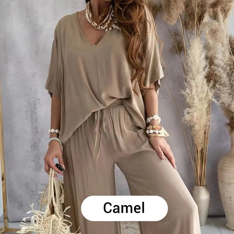 Conjunto Casual Mujer Holgado Algodón
