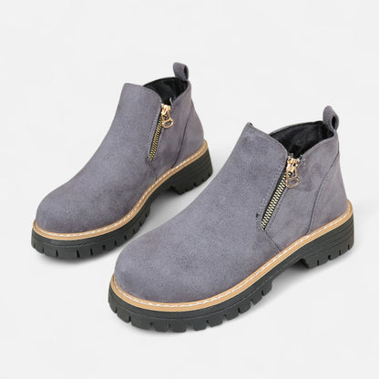 Botines Mujer Invierno Tacón Cuadrado