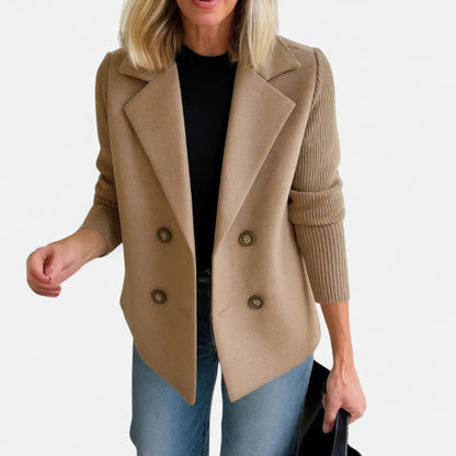 Abrigo mujer de lana invierno elegante - Mavetta