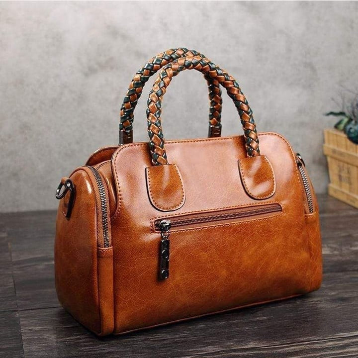 Bolso Tote Mujer Estilo Retro Estructurado