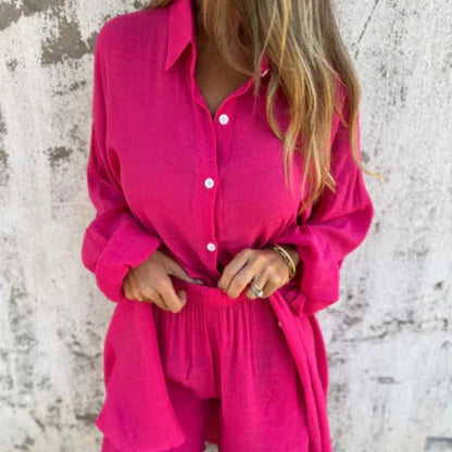 Conjunto Casual Mujer de Tejido Suave Corte Relajado