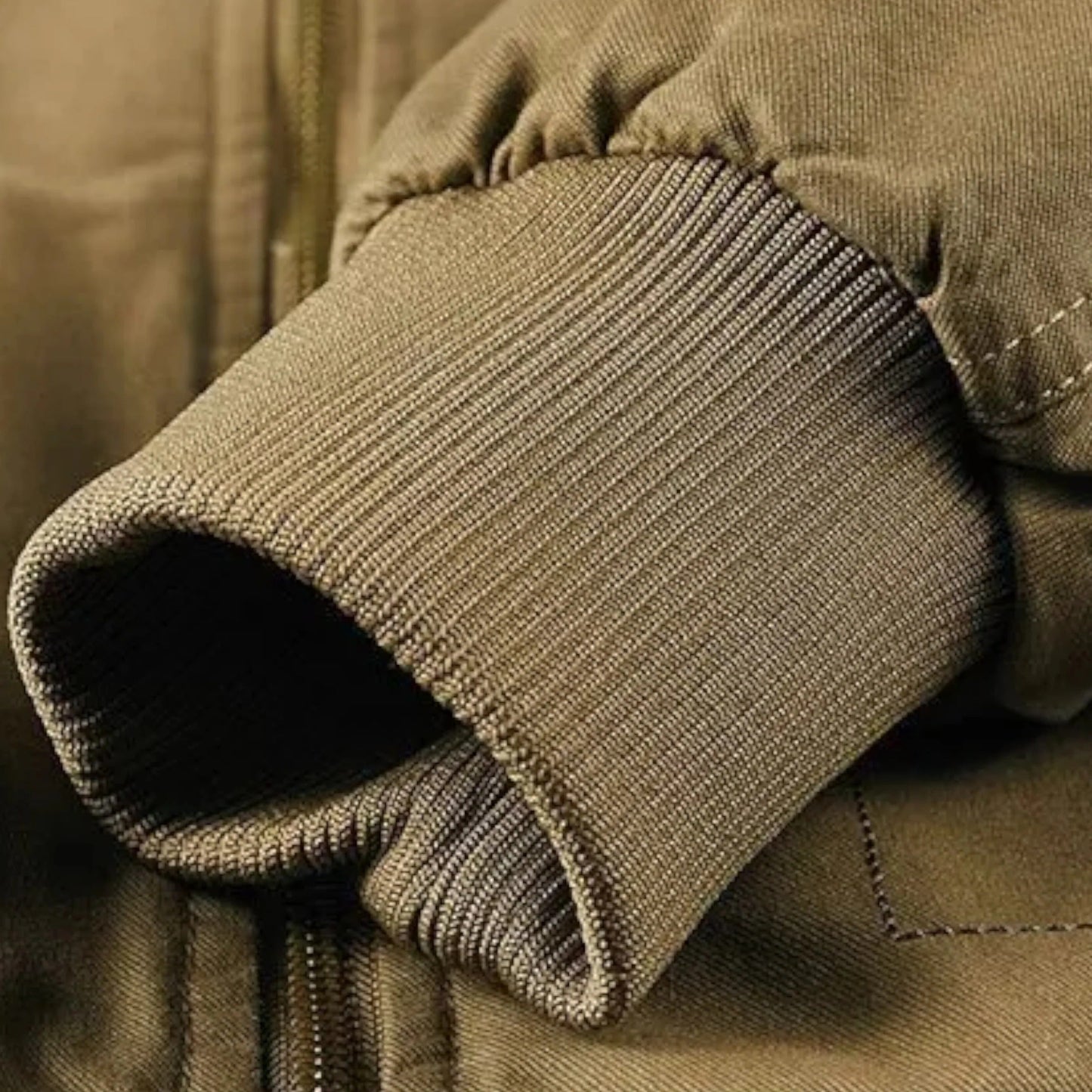 Chaqueta Hombre Invierno Algodón y Lana Ajuste Clásico