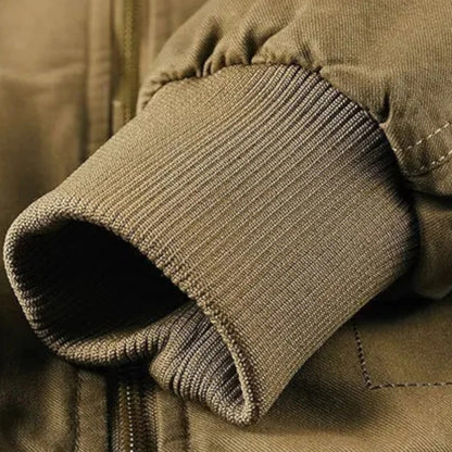 Chaqueta Hombre Invierno Algodón y Lana Ajuste Clásico