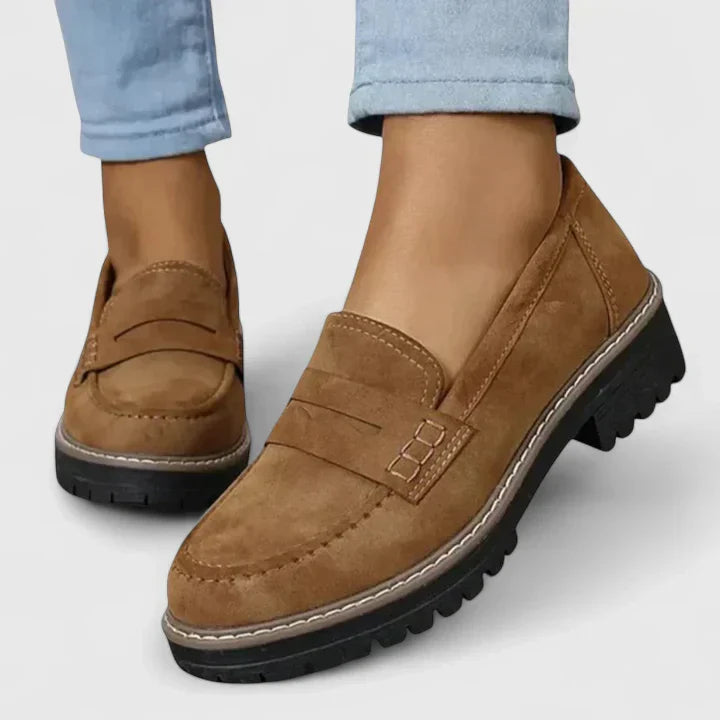 Mocasines Mujer de Cuero Suela Ergonómica Diseño Clásico