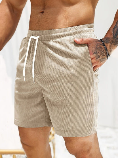 Pantalón Corto Hombre de Pana Cintura Elástica - Mavetta