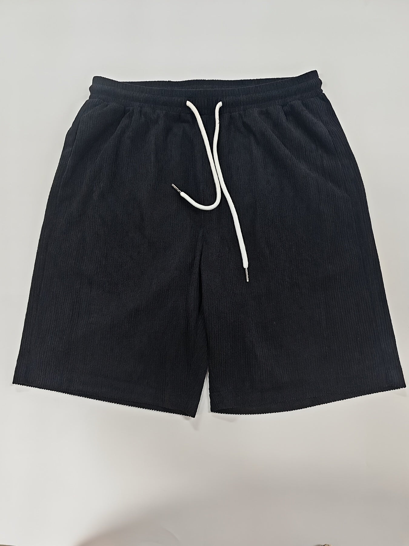 Pantalón Corto Hombre de Pana Cintura Elástica