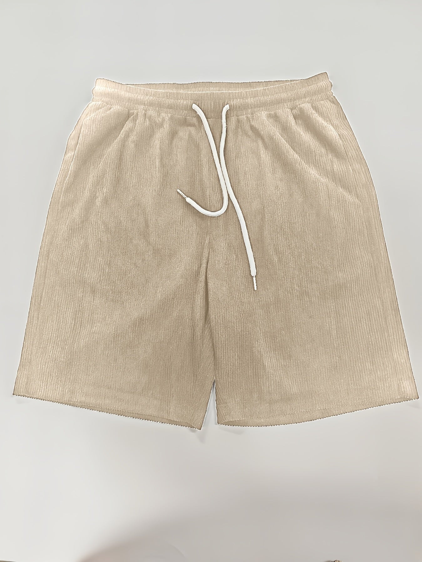Pantalón Corto Hombre de Pana Cintura Elástica