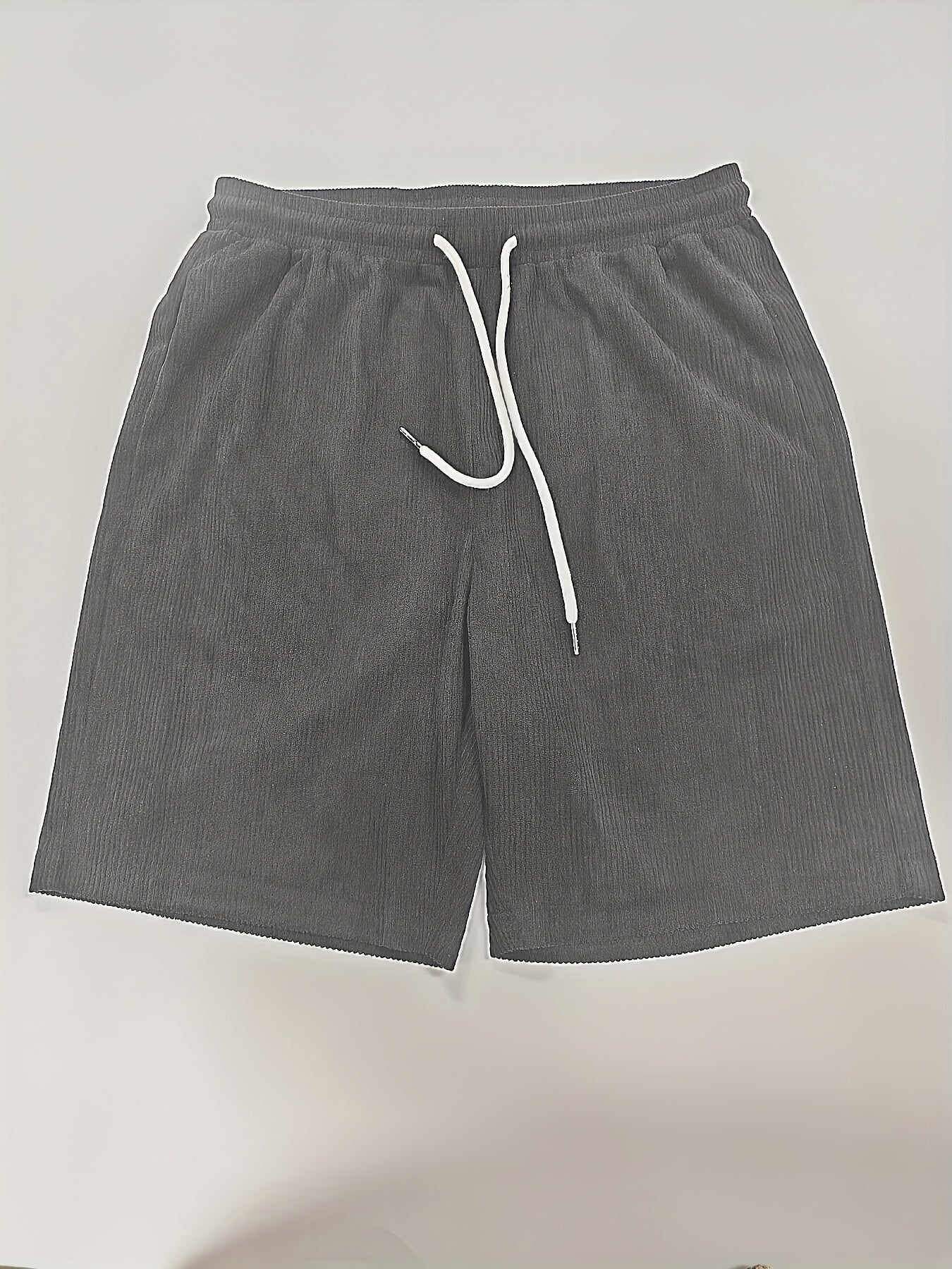 Pantalón Corto Hombre de Pana Cintura Elástica