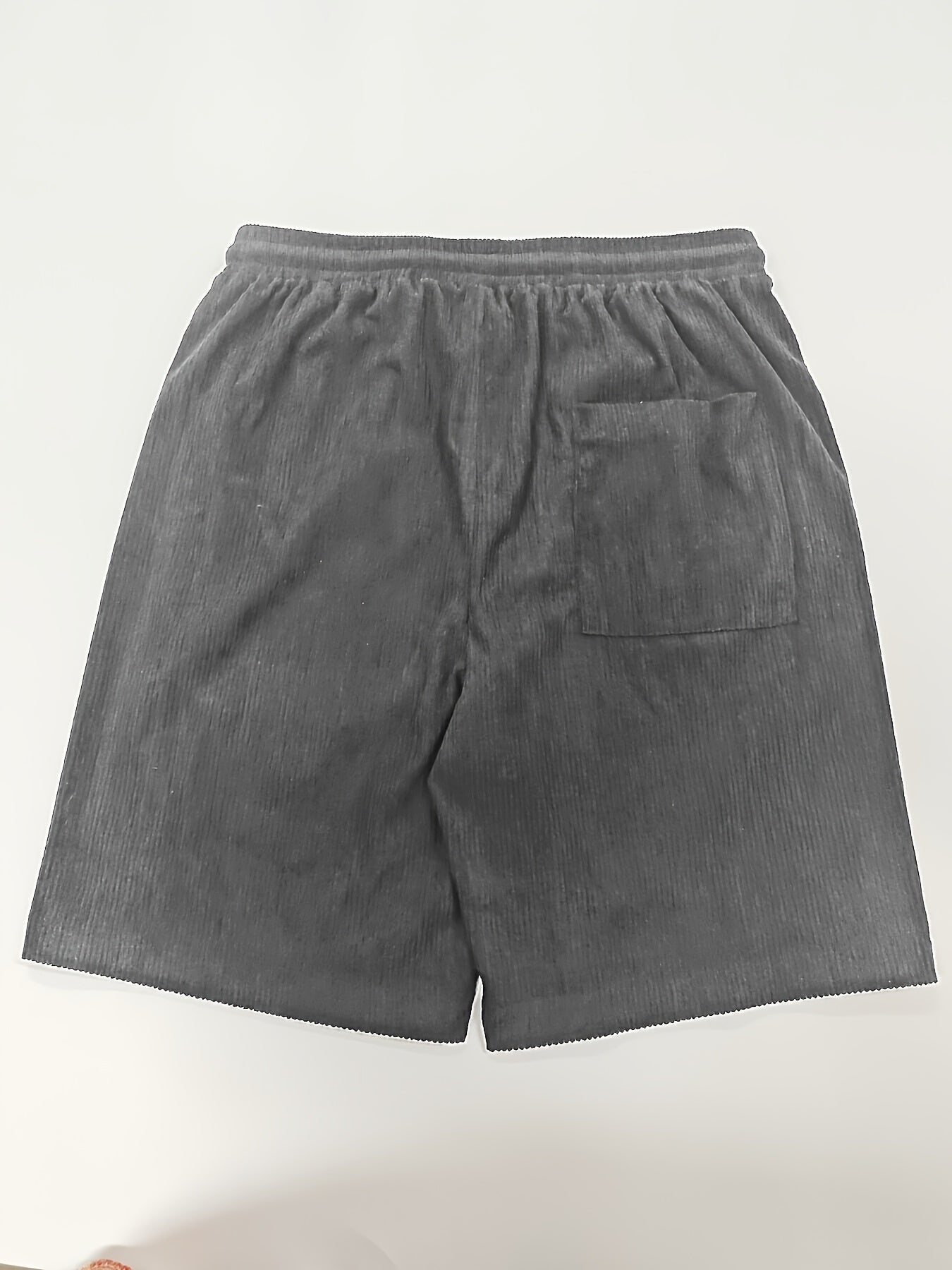 Pantalón Corto Hombre de Pana Cintura Elástica