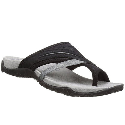 Chanclas Mujer Tira Ancha Suela Robusta Casual Verano