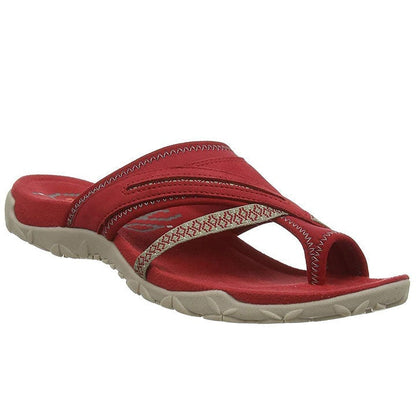 Chanclas Mujer Tira Ancha Suela Robusta Casual Verano