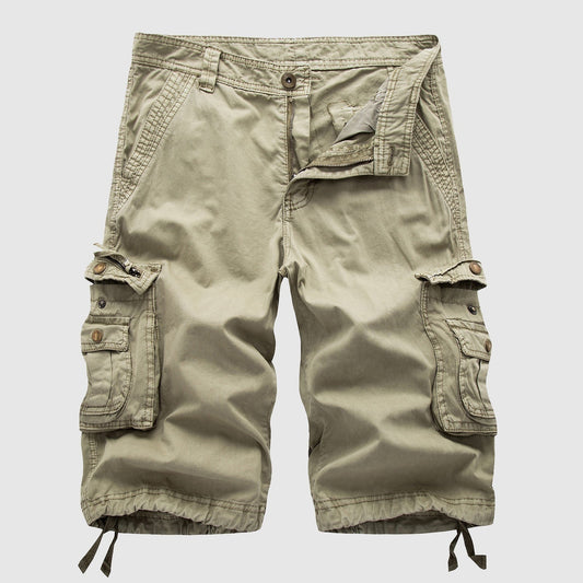 Pantalón Cargo Hombre Algodón Corto Bolsillos Multiples - Mavetta