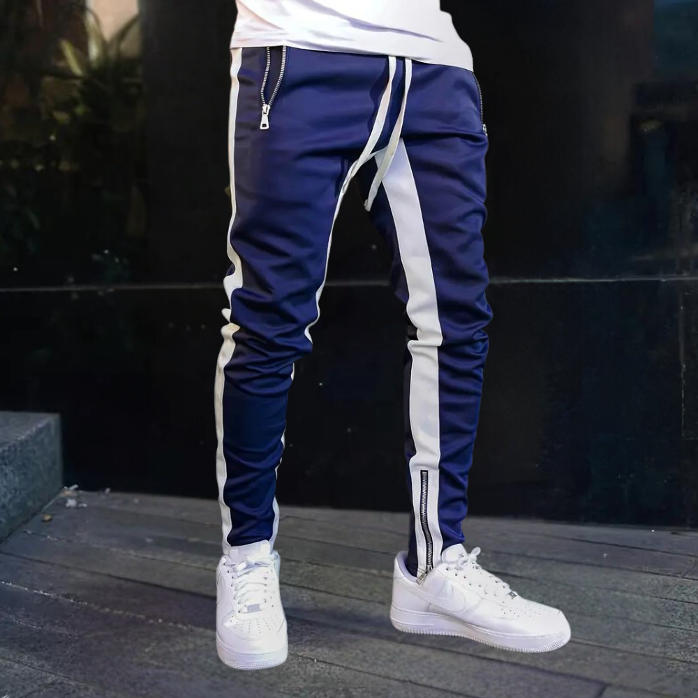 Pantalón Jogger Hombre Deportivo con Franja Lateral