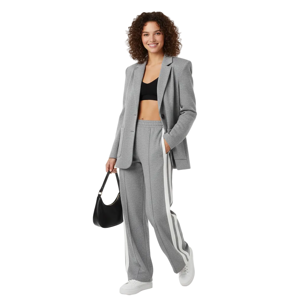Conjunto Deportivo Mujer Dos Piezas Chaqueta Ajustada