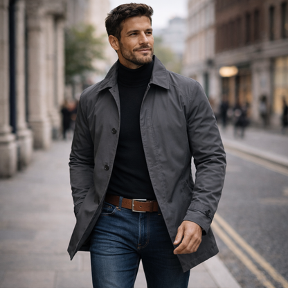Abrigo Hombre Elegante Corte Clásico - Mavetta