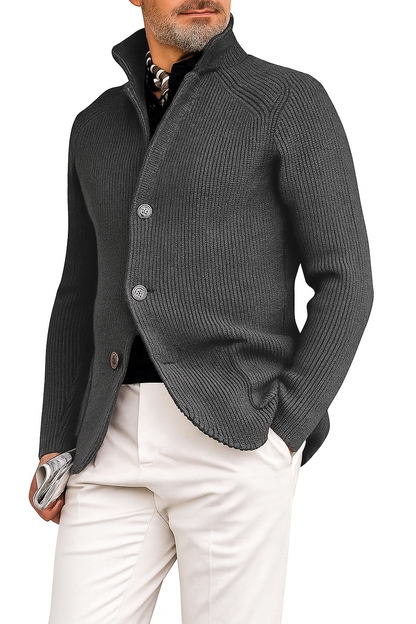 Chaqueta de Punto Hombre Estilo Clásico