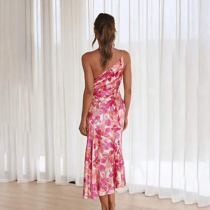 Vestido Verano Mujer Ligero Estampado Floral Ajuste Elegante