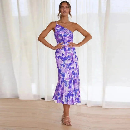 Vestido Verano Mujer Ligero Estampado Floral Ajuste Elegante