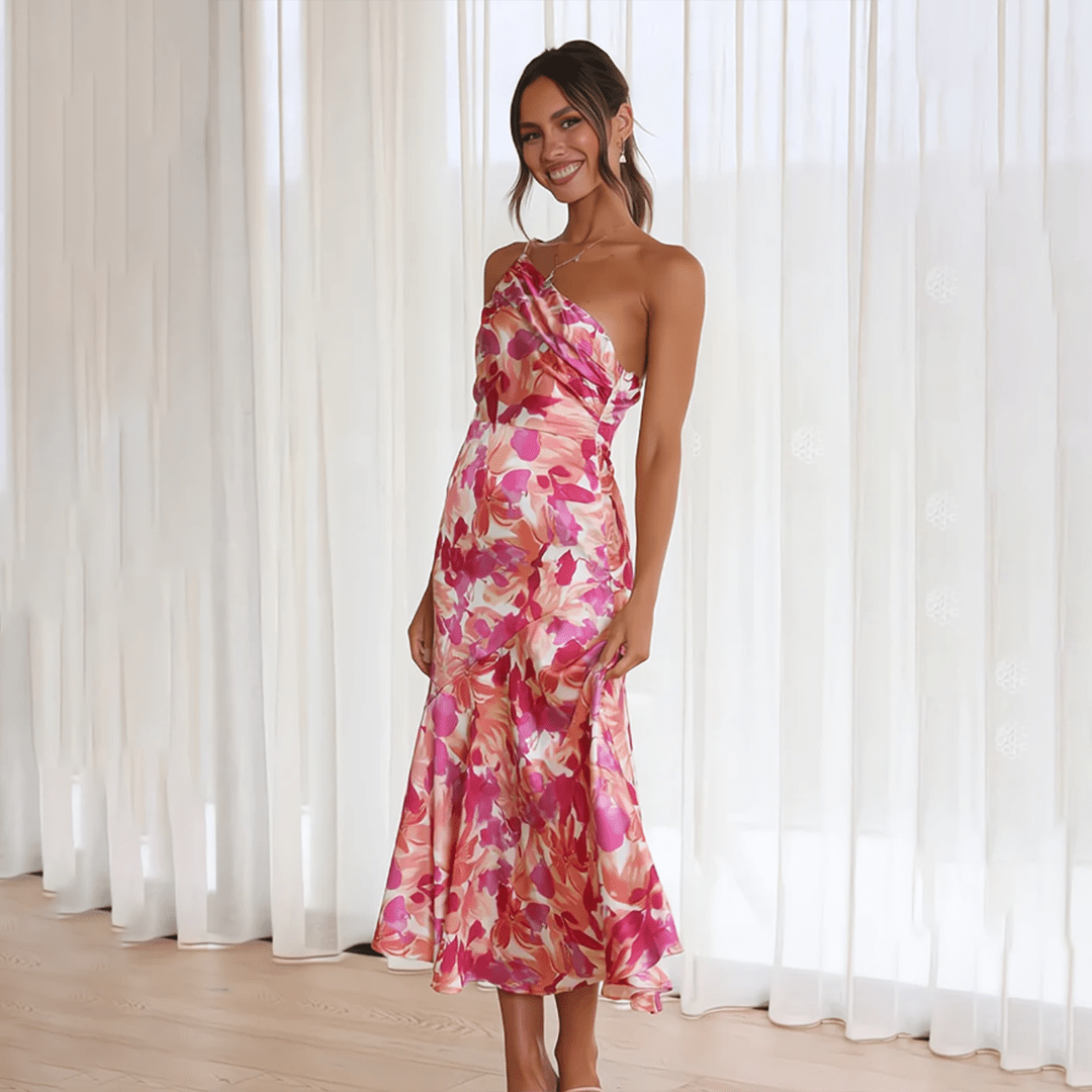 Vestido Verano Mujer Ligero Estampado Floral Ajuste Elegante - Mavetta