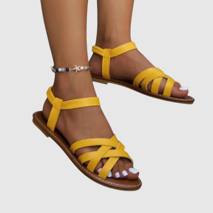 Sandalias Mujer Planas Comodas Ajuste Clasico