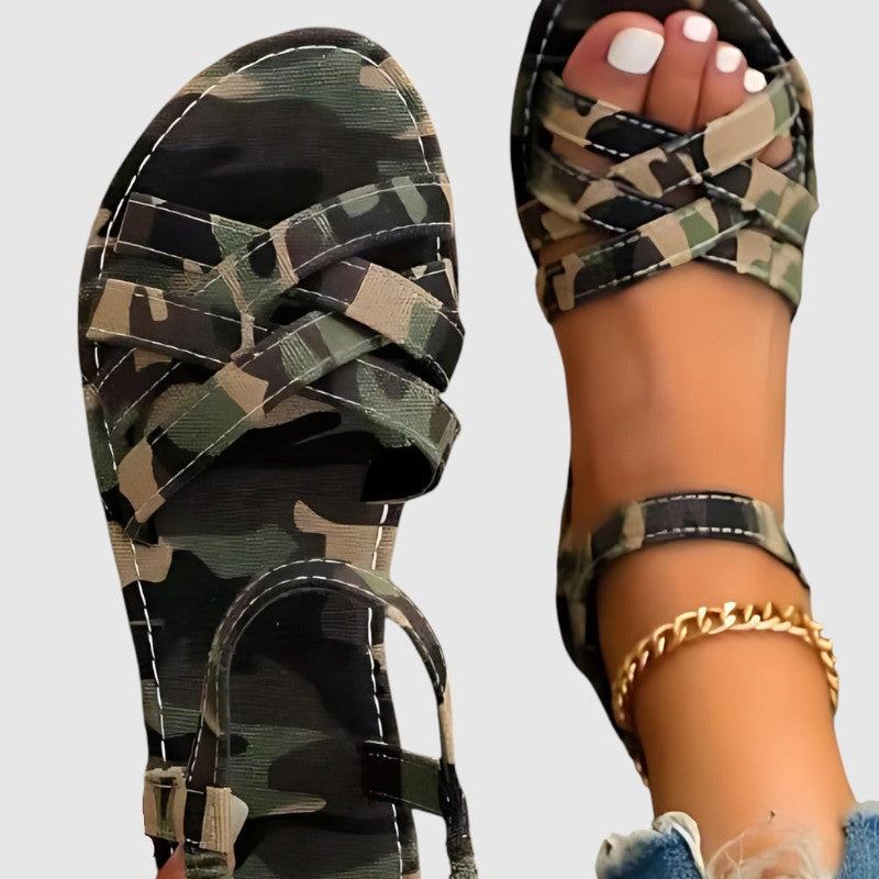 Sandalias Mujer Planas Comodas Ajuste Clasico