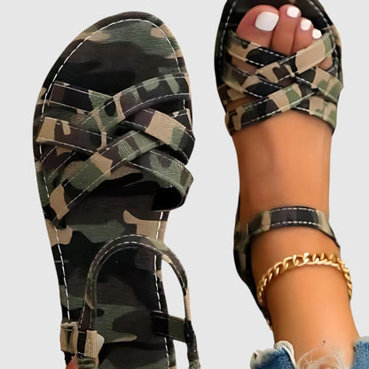 Sandalias Mujer Planas Comodas Ajuste Clasico