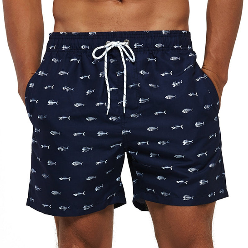 Bañador Hombre Estampado Cordón Ajustable