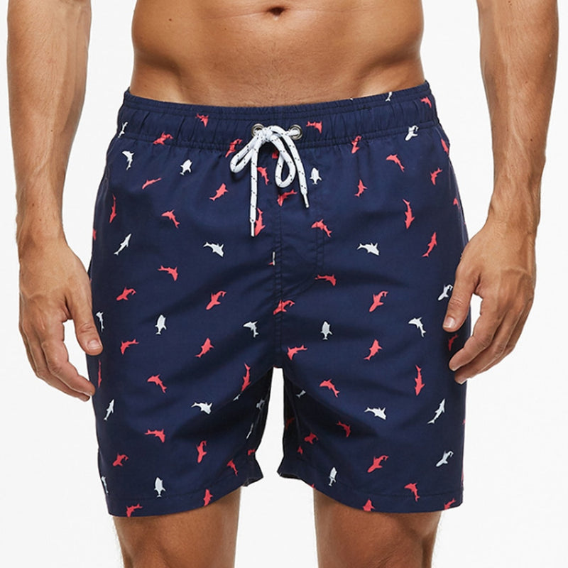 Bañador Hombre Estampado Cordón Ajustable