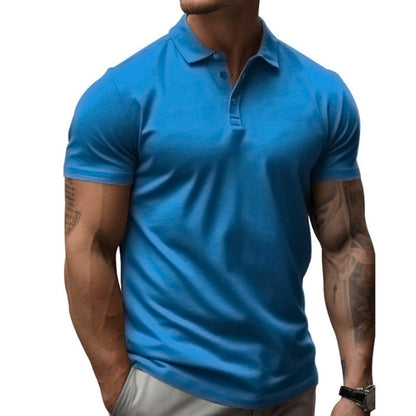 Polo Hombre Manga Corta Algodón Cuello Clásico