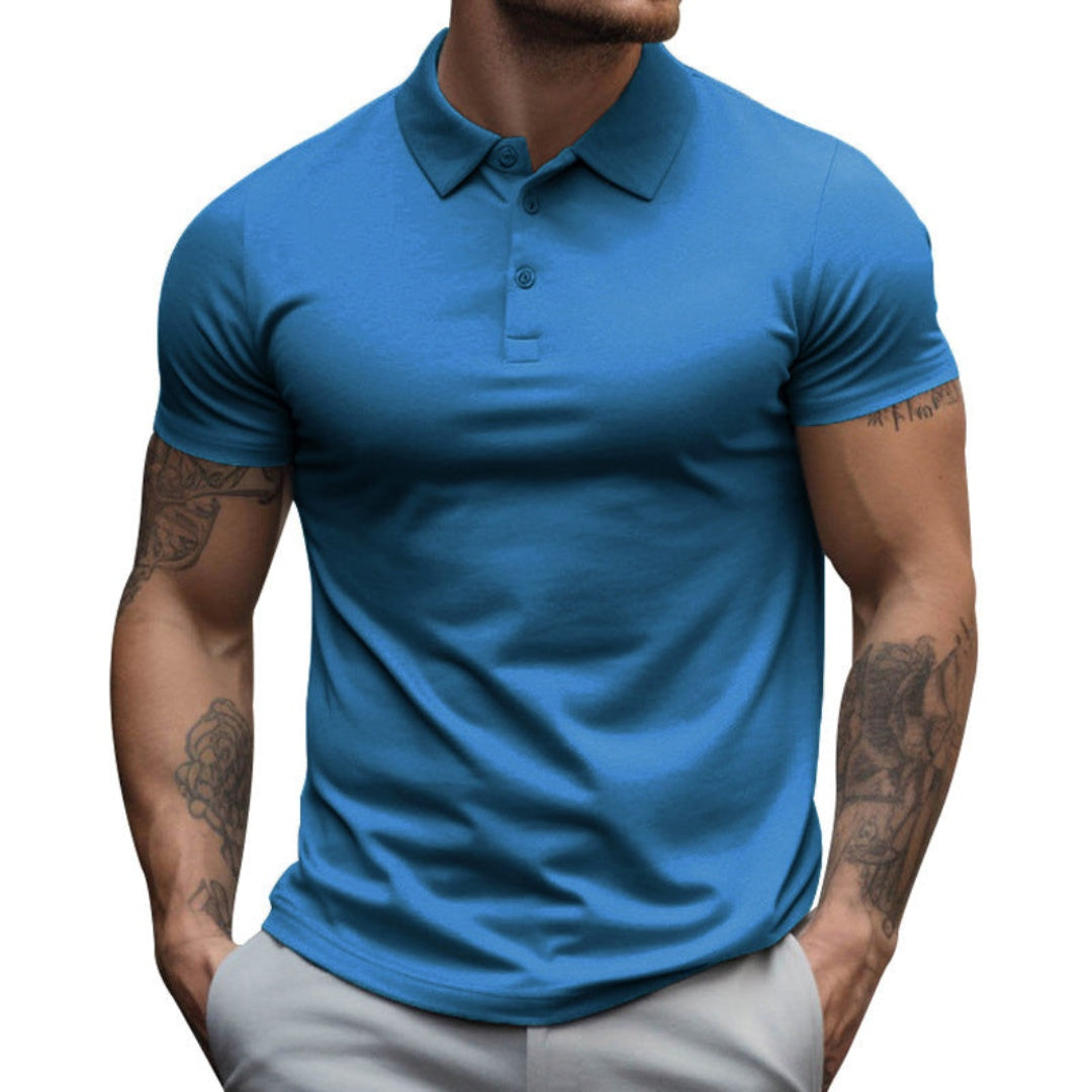 Polo Hombre Manga Corta Algodón Cuello Clásico